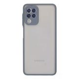 Samsung Galaxy A22 Kılıf Montreal Silikon Kapak - Gri-(5796)