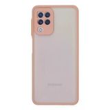 Samsung Galaxy A22 Kılıf Montreal Silikon Kapak - Pembe-(5796)