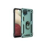 Samsung Galaxy A22 Kılıf Sofya Yüzüklü Silikon Kapak - Yeşil-(5796)