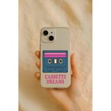 Samsung Galaxy A22 / M22 / M32 Casette Dreams Baskılı Şeffaf Silikon Kılıf