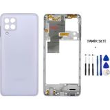 Samsung Galaxy A22 - Sm-A225f 4G Full Kasa Arka Kapak Takim Mor - Tamır Setı