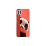 Samsung Galaxy A22 Uyumlu Şeffaf Kılıf 4 Peluş Panda Tasarımlı