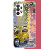 Samsung Galaxy A23 Uyumlu Sarı Mobilet Baskılı Silikon Kılıf