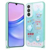Samsung Galaxy A25-5G Kılıf Parlayan Simli Kabartma Figürlü Zr-Cevze