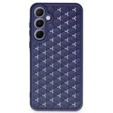Samsung Galaxy A25 5G Kılıf Petek Silikon Kapak - Lacivert-(5796)