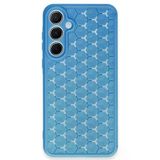Samsung Galaxy A25 5G Kılıf Petek Silikon Kapak - Mavi