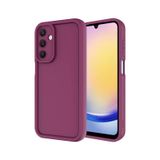 Samsung Galaxy A25 Kılıf Esnek Ve Yumuşak Dokulu Telefonu Çizmeyen Soft Silikon Kapak Royal Case/ananas Mor