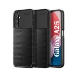 Samsung Galaxy A25 Kılıf Kamera Korumalı Karbon Desenli Görünümlü Uzun Ömürlü Renk Atmaz Kapak
