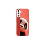 Samsung Galaxy A25 Uyumlu Şeffaf Kılıf 4 Peluş Panda Tasarımlı