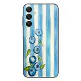 Samsung Galaxy A25 Uyumlu Yaban Mersinleri Baskılı Silikon Kılıf