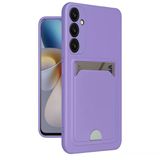 Samsung Galaxy A26 Kılıf Kelvin Kartvizitli Silikon - Lila