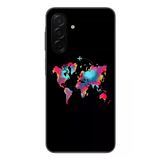 Samsung Galaxy A26 Uyumlu Dünya Renkli Haritası Baskılı Silikon Kılıf