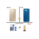 Samsung Galaxy A3 2016 A310 Gold Renk Uyumlu Arka Kapak + Tamir Seti + B7000 Yapıştırıcı Arka Cam Batarya Kapağı Pil Kapağı Lazer Kesim Back Cover Galaxy A3 2016 Uyumlu