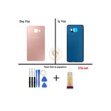 Samsung Galaxy A3 2016 A310 Rose Gold Renk Uyumlu Arka Kapak + Tamir Seti + B7000 Yapıştırıcı Arka Cam Batarya Kapağı Pil Kapağı Lazer Kesim Back Cover Galaxy A3 2016 Uyumlu