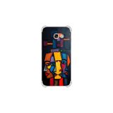 Samsung Galaxy A3 2017 ile uyumlu Köşe Korumalı Kılıf Metamorfoz Trinite Tasarımlı Uv Baskılı