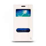Samsung Galaxy A3 (A300) Gizli Miknatisli Pencereli Magnum Kilif Beyaz