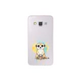 Samsung Galaxy A3 ile Uyumlu Splash Mirket Tasarımlı Slimfit Şeffaf Silikon Kılıf