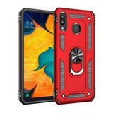 Samsung Galaxy A30 (A305F) Yüzüklü Tank Kılıf Bordo