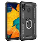 Samsung Galaxy A30 (A305F) Yüzüklü Tank Kılıf Siyah