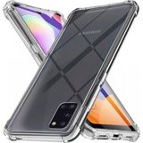 Samsung Galaxy A31 Kılıf Antishock Darbe Emici Şeffaf Silikon
