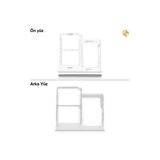 Samsung Galaxy A31 Sim İç Yuvası Çiftli İle Uyumlu Beyaz Çiftli Sim Yuvası İkili Sim Tepsisi Çiftli Sim Aparatı Dual Sim Çekmecesi