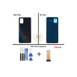 Samsung Galaxy A31 Siyah Renk Uyumlu Arka Kapak + Tamir Seti + B7000 Yapıştırıcı Arka Cam Batarya Kapağı Pil Kapağı Lazer Kesim Back Cover Galaxy A31 Uyumlu