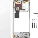 Samsung Galaxy A32 - Sm-A325f Full Kasa Arka Kapak Takim Beyaz - Tamır Setı