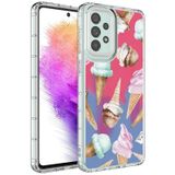 Samsung Galaxy A33 5g Kılıf Kamera Korumalı Desenli Renkli Sert Parlak Silikon Kapak Korn
