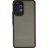 Samsung Galaxy A33 5G Kılıf Montreal Silikon Kapak - Siyah-(5796)