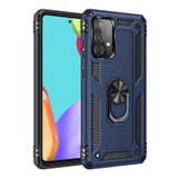 Samsung Galaxy A33 5G Kılıf Sofya Yüzüklü Silikon Kapak - Lacivert-(5796)