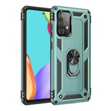Samsung Galaxy A33 5G Kılıf Sofya Yüzüklü Silikon Kapak - Yeşil-(5796)