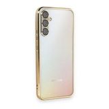 Samsung Galaxy A34 5G Kılıf Razer Lensli Silikon - Gold