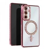 Samsung Galaxy A35 5g Joke Simli Magneticsafe Kılıf - Pembe