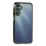 Samsung Galaxy A35 5G Uyumlu Kılıf Lensli Silikon - Yeşil