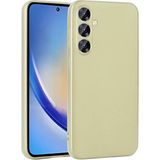 Samsung Galaxy A35 Kılıf Esnek Yapılı Ince Slim Silikon Kapak Ryc/premier - Gold