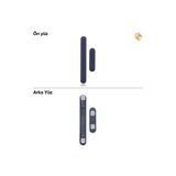 Samsung Galaxy A35 Tuş Takımı İle Uyumlu Lacivert Düğme Seti Tuş Takımı Buton Açma-Kapama Düğmesi