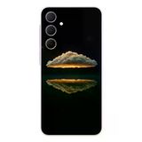 Samsung Galaxy A35 Uyumlu Bulut Yansıması Baskılı Silikon Kılıf
