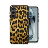 Samsung Galaxy A35 Uyumlu Kılıf Leopar Desenli Kapak Hlt-Leopar