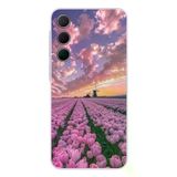 Samsung Galaxy A35 Uyumlu Lale Bahçesi Baskılı Silikon Kılıf