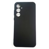 Samsung Galaxy A35 Uyumlu Ruber Case Yumuşak Slikon Kılıf Kadife dokulu Siyah