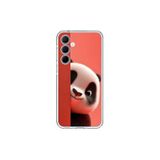 Samsung Galaxy A35 Uyumlu Şeffaf Kılıf 4 Peluş Panda Tasarımlı