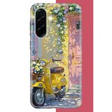 Samsung Galaxy A36 Uyumlu Sarı Mobilet Baskılı Silikon Kılıf