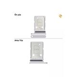 Samsung Galaxy A37 Sim İç Yuvası Çiftli İle Uyumlu Beyaz Çiftli Sim Yuvası İkili Sim Tepsisi Çiftli Sim Aparatı Dual Sim Çekmecesi