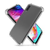 Samsung Galaxy A40 Şeffaf Airbag Antishock Silikon Kılıf