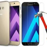 Samsung Galaxy A5 2017 Kilif A520 Seffaf Silikon Kilif + Nano Cam