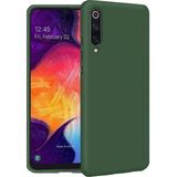 Samsung Galaxy A50 Içi Kadife Silikon Kılıf Yeşil
