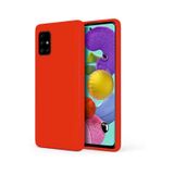 Samsung Galaxy A51 Kılıf Kamera Korumalı Silikon Rubber Arka Kapak