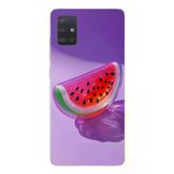 Samsung Galaxy A51 Uyumlu Karpuz Jelibon Baskılı Silikon Kılıf
