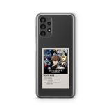 Samsung Galaxy A52 ile Uyumlu Death Note Minimalist Poster Tasarım Baskılı Şeffaf Kılıf
