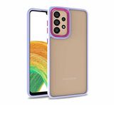 Samsung Galaxy A52 İle Uyumlu Kılıf Kamera Çıkıntılı Arkası Şeffaf Köşeleri Parlak Renkli Işlemeli Flora Kapak